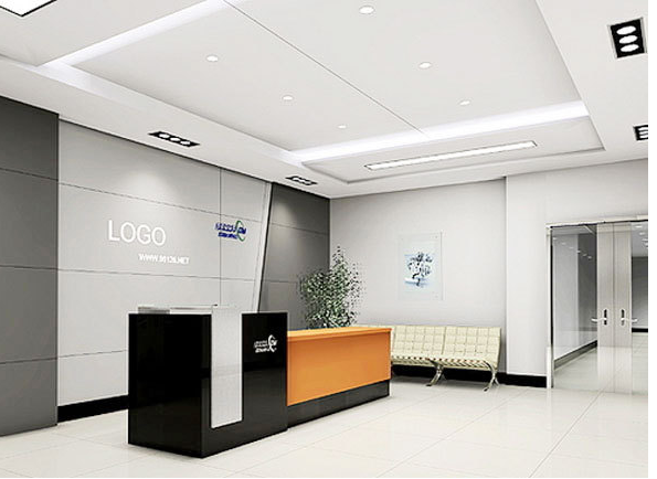 很有面子的公司大廳背景墻展覽